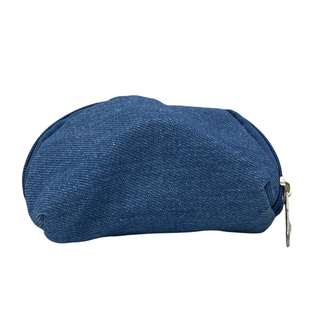 Parke Large Hair Claw Clip Sky Blue with Denim Branded Pouch Case